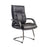 Derby high back visitors chair - black faux leather Seating Dams 