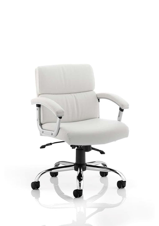 Desire Medium Executive Chair White With Arms Clearance Dynamic Office Solutions Medium White 
