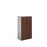 Duo double door cupboard 1440mm high with 3 shelves Wooden Storage Dams White/Walnut 