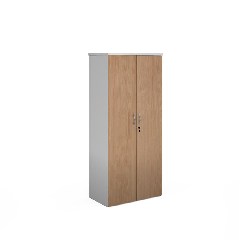 Duo double door cupboard 1790mm high with 4 shelves
