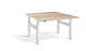 Duo Height Adjustable Bench System Desking Lavoro 1200 x 800 White Timber