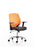 Dura Operator Chair Task and Operator Dynamic Office Solutions Orange Black 