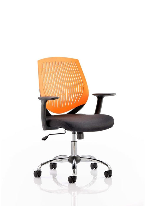 Dura Operator Chair Task and Operator Dynamic Office Solutions Orange Black 