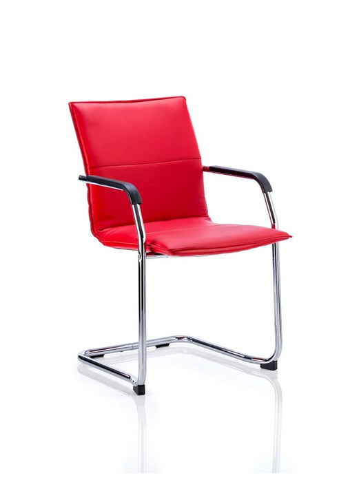 Echo Cantilever Chair Visitor Dynamic Office Solutions Red 