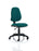 Eclipse Plus I Operator Chair Task and Operator Dynamic Office Solutions Bespoke Maringa Teal Matching Bespoke Colour None