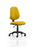 Eclipse Plus I Operator Chair Task and Operator Dynamic Office Solutions Bespoke Senna Yellow Matching Bespoke Colour None
