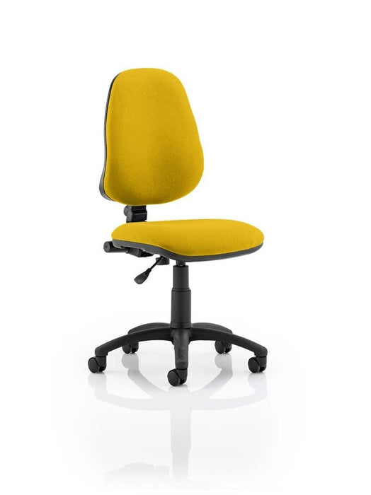 Eclipse Plus I Operator Chair Task and Operator Dynamic Office Solutions Bespoke Senna Yellow Matching Bespoke Colour None