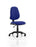 Eclipse Plus I Operator Chair Task and Operator Dynamic Office Solutions Bespoke Stevia Blue Matching Bespoke Colour None