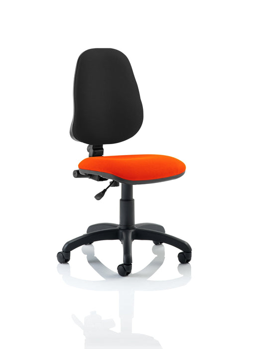 Eclipse Plus I Operator Chair Task and Operator Dynamic Office Solutions Bespoke Tabasco Orange Black None