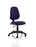Eclipse Plus I Operator Chair Task and Operator Dynamic Office Solutions Bespoke Tansy Purple Matching Bespoke Colour None