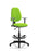 Eclipse Plus I Operator Chair with Hi Rise Draughtsman Kit Task and Operator Dynamic Office Solutions Bespoke Myrrh Green With Height Adjustable Arms 