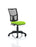 Eclipse Plus II Mesh Back Operator Chair Task and Operator Dynamic Office Solutions Bespoke Myrrh Green None No Draughtsman Kit