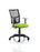 Eclipse Plus II Mesh Back Operator Chair Task and Operator Dynamic Office Solutions Bespoke Myrrh Green With Height Adjustable Arms No Draughtsman Kit