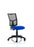 Eclipse Plus II Mesh Back Operator Chair Task and Operator Dynamic Office Solutions Blue Fabric None No Draughtsman Kit