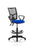 Eclipse Plus II Mesh Back Operator Chair Task and Operator Dynamic Office Solutions Blue Fabric With Loop Arms With Draughtsman Kit