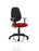 Eclipse Plus II Operator Chair Task and Operator Dynamic Office Solutions Bespoke Bergamot Cherry Black With Height Adjustable Arms