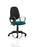 Eclipse Plus II Operator Chair Task and Operator Dynamic Office Solutions Bespoke Maringa Teal Black With Loop Arms