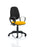 Eclipse Plus II Operator Chair Task and Operator Dynamic Office Solutions Bespoke Senna Yellow Black With Loop Arms