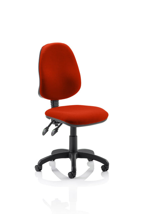 Eclipse Plus II Operator Chair Task and Operator Dynamic Office Solutions Bespoke Tabasco Orange Matching Bespoke Colour None