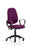 Eclipse Plus II Operator Chair Task and Operator Dynamic Office Solutions Bespoke Tansy Purple Matching Bespoke Colour With Loop Arms