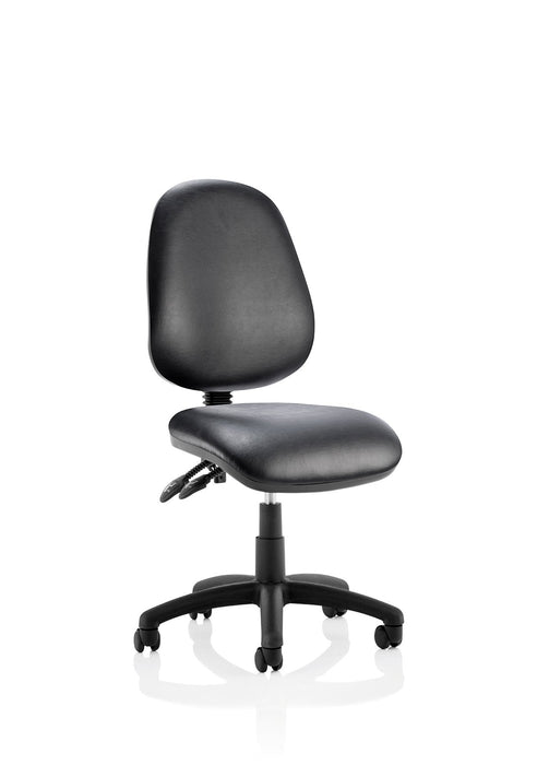 Eclipse Plus II Operator Chair Task and Operator Dynamic Office Solutions Black Leather Black None