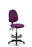 Eclipse Plus II Operator Chair with Hi Rise Draughtsman Kit Task and Operator Dynamic Office Solutions Bespoke Tansy Purple None 