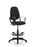 Eclipse Plus II Operator Chair with Hi Rise Draughtsman Kit Task and Operator Dynamic Office Solutions Black Fabric With Loop Arms 