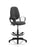 Eclipse Plus II Operator Chair with Hi Rise Draughtsman Kit Task and Operator Dynamic Office Solutions Charcoal Fabric With Loop Arms 