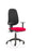 Eclipse Plus XL Operator Chair Task and Operator Dynamic Office Solutions Bespoke Bergamot Cherry Black With Height Adjustable Arms