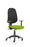 Eclipse Plus XL Operator Chair Task and Operator Dynamic Office Solutions Bespoke Myrrh Green Black With Height Adjustable Arms