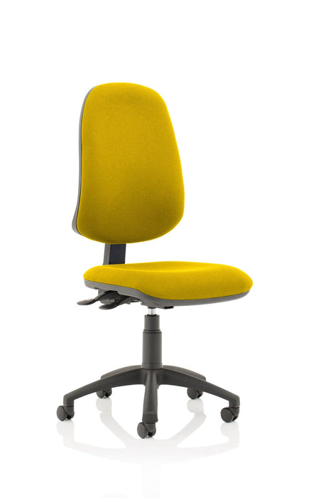 Eclipse Plus XL Operator Chair Task and Operator Dynamic Office Solutions Bespoke Senna Yellow Matching Bespoke Colour None