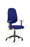 Eclipse Plus XL Operator Chair Task and Operator Dynamic Office Solutions Bespoke Stevia Blue Matching Bespoke Colour With Height Adjustable Arms