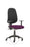 Eclipse Plus XL Operator Chair Task and Operator Dynamic Office Solutions Bespoke Tansy Purple Black With Height Adjustable Arms