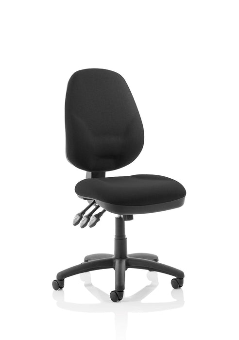 Eclipse Plus XL Operator Chair Task and Operator Dynamic Office Solutions Black Fabric Matching Bespoke Colour None