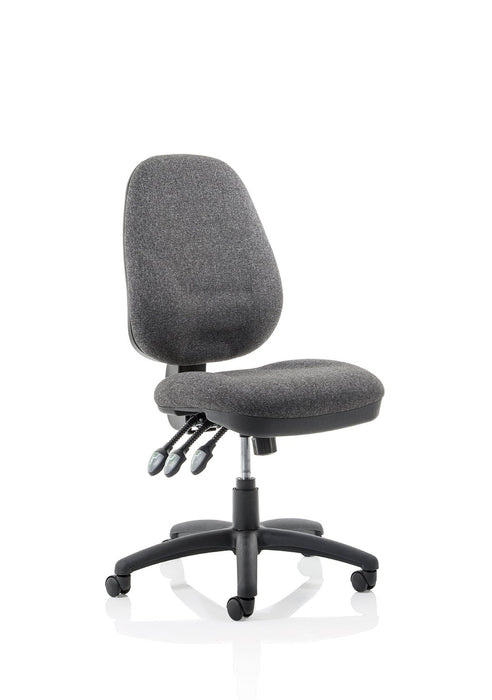 Eclipse Plus XL Operator Chair Task and Operator Dynamic Office Solutions Charcoal Fabric Matching Bespoke Colour None