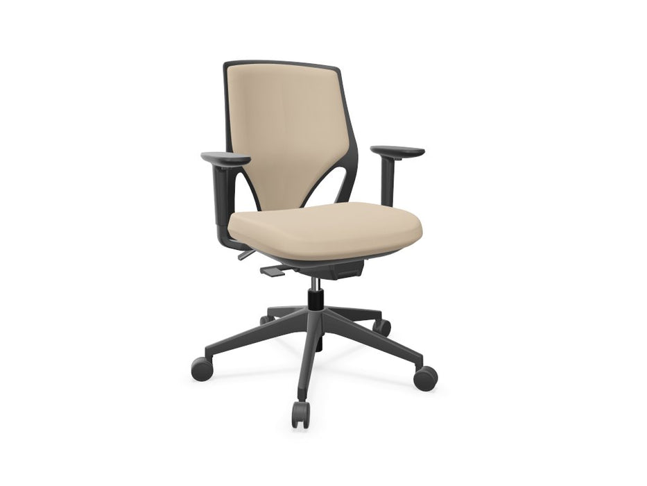 EFIT Upholstered Back Task Chair Task Chair Actiu Beige Black 