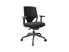EFIT Upholstered Back Task Chair Task Chair Actiu Black Black 