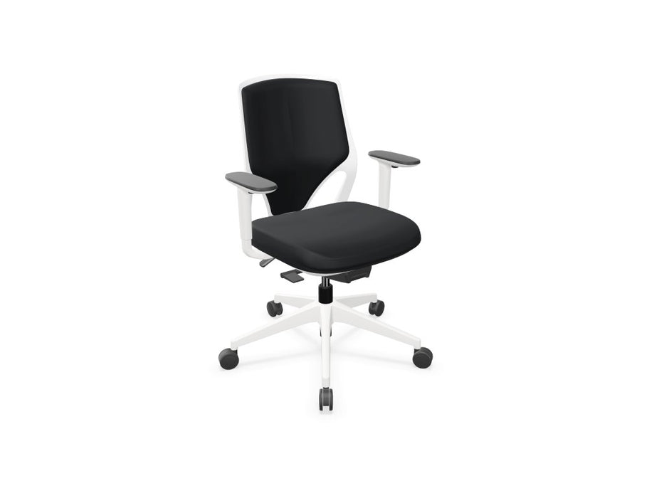 EFIT Upholstered Back Task Chair Task Chair Actiu Black White 