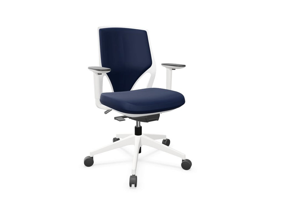 EFIT Upholstered Back Task Chair Task Chair Actiu Blue White 