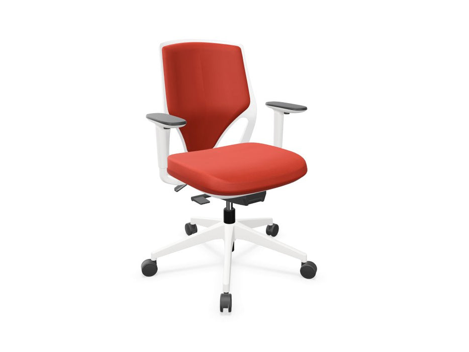 EFIT Upholstered Back Task Chair Task Chair Actiu Dark Orange White 