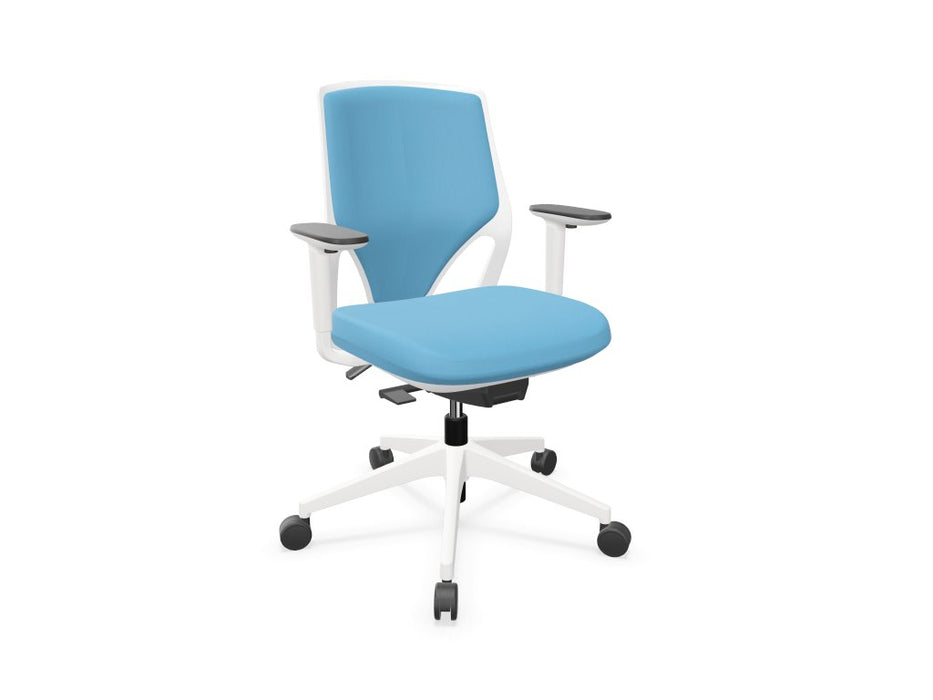 EFIT Upholstered Back Task Chair Task Chair Actiu Light Blue White 