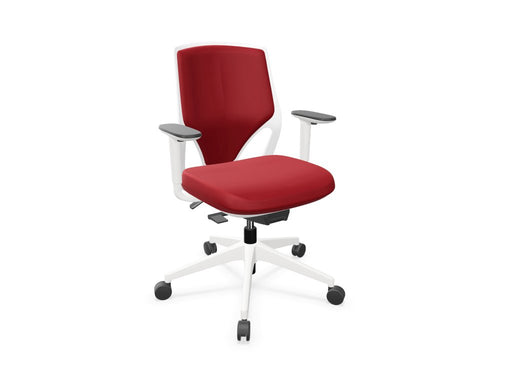 EFIT Upholstered Back Task Chair Task Chair Actiu Red White 