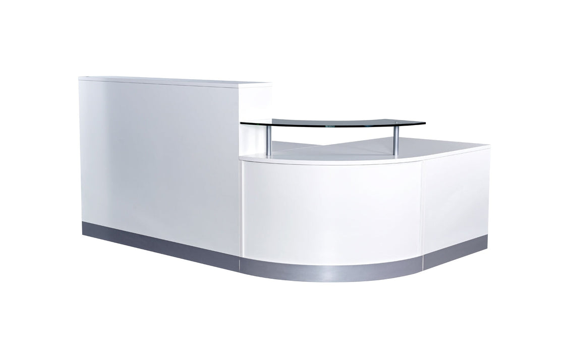 Elegant Reception Desk RECEPTION Office Interiors Wholesale White 