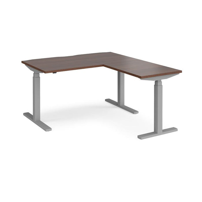 Elev8 Touch sit-stand height adjustable desk with 800mm return desk Desking Dams 