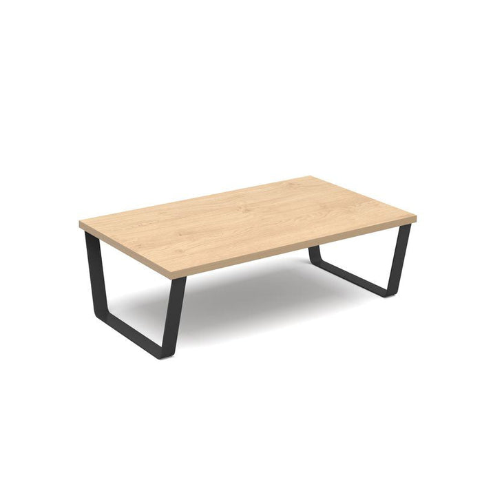 Encore² modular coffee table with black sled frame Tables Dams 