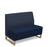 Encore² modular double seater low back sofa with no arms and wooden sled frame Soft Seating Dams 