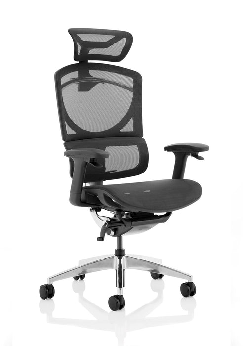Ergo Click Plus Posture Dynamic Office Solutions Black Mesh 
