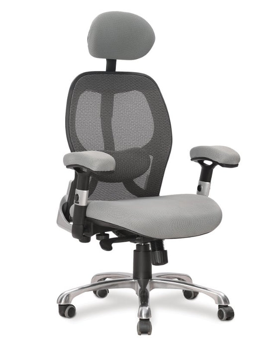 Ergo Tag 24hr Mesh Office Chair 24HR & POSTURE Nautilus Designs Grey Self Assembly (Next Day) 