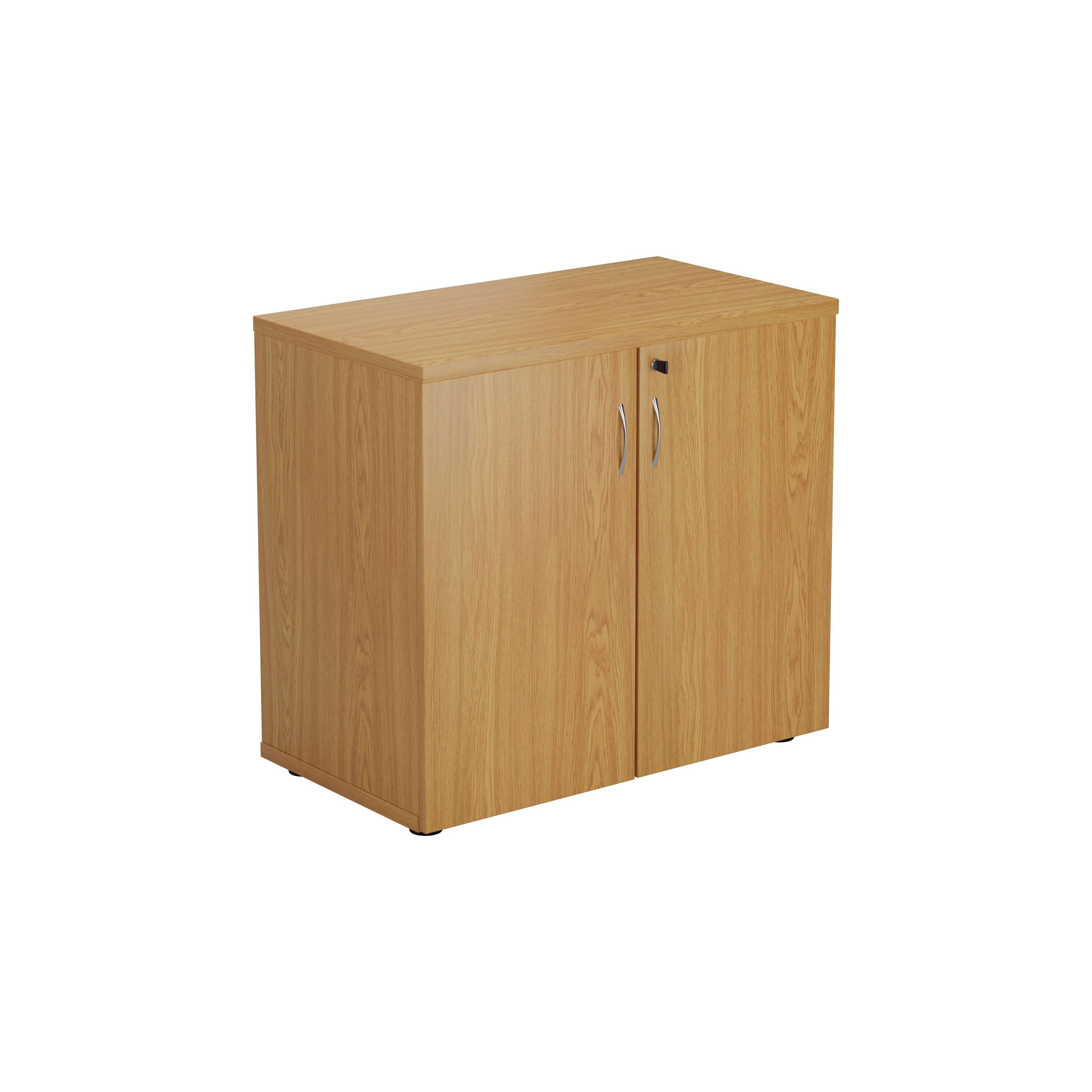 Essentials Oak Office Cupboard 730mm High