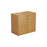 Essentials Wooden Cupboard 730mm High CUPBOARDS TC Group Oak 
